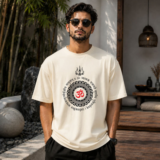 Crimson Om Trident Tee