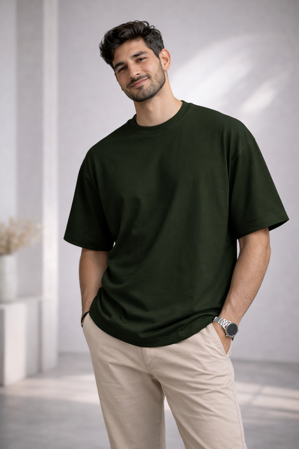 Bhokals "Plain Oversized" Cotton T-Shirt – Super Soft Comfort, Effortless Style