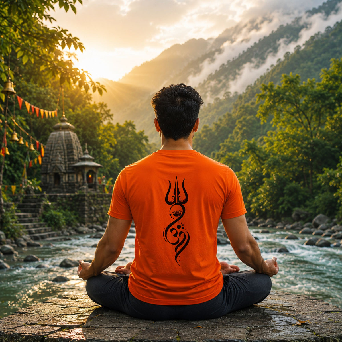Om Trident Tee