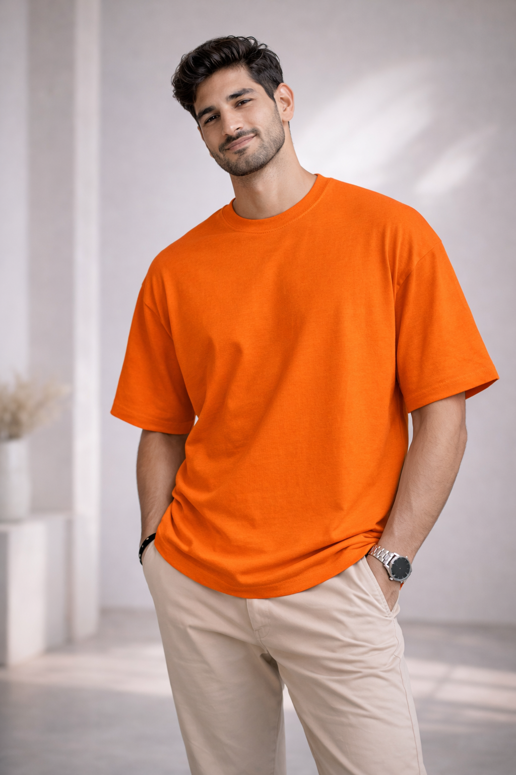 Bhokals "Plain Oversized" Cotton T-Shirt – Super Soft Comfort, Effortless Style