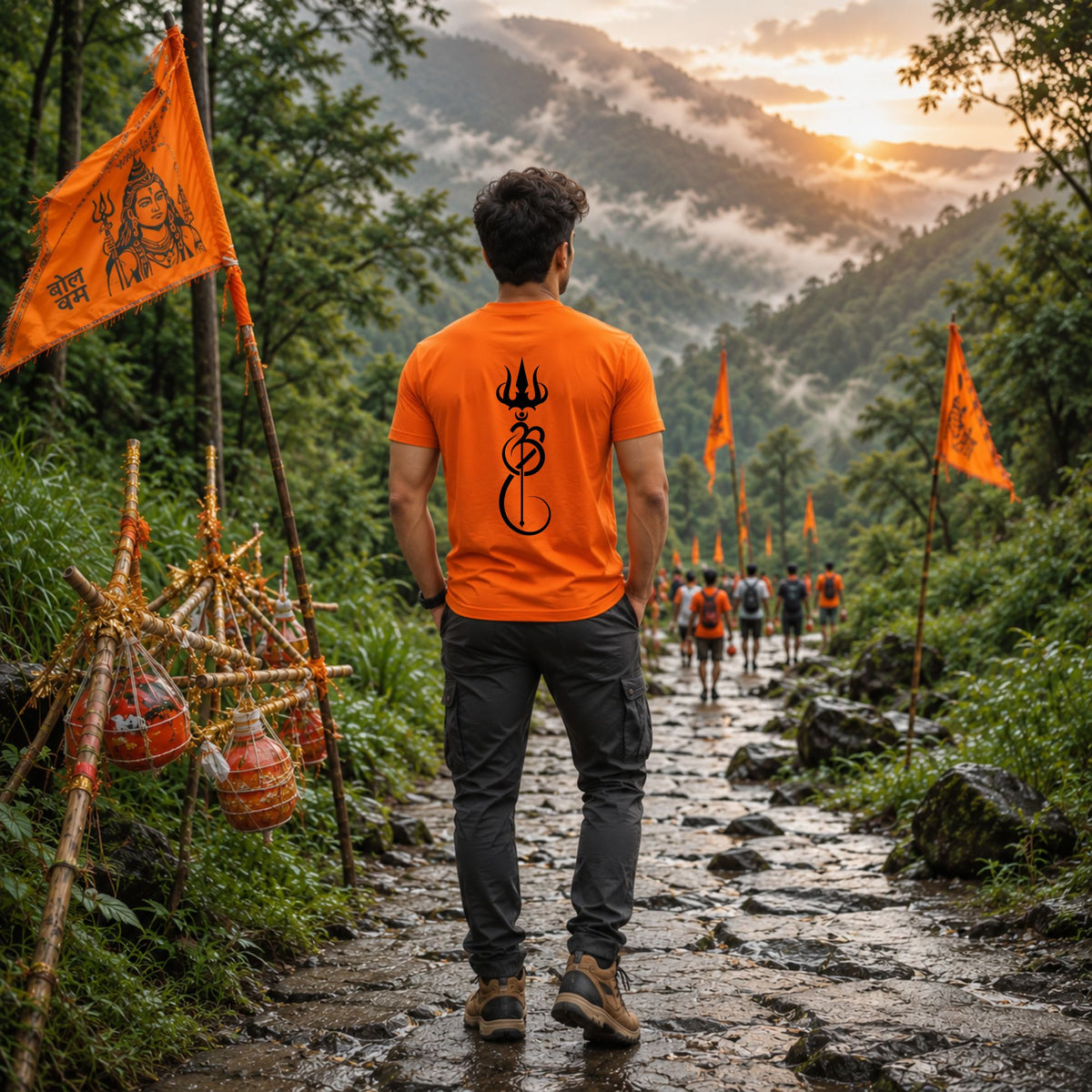 Centered Trident Tee