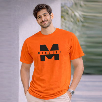 Bhokals "Mindset" Printed Round Neck, Cotton, Super Soft T-Shirt