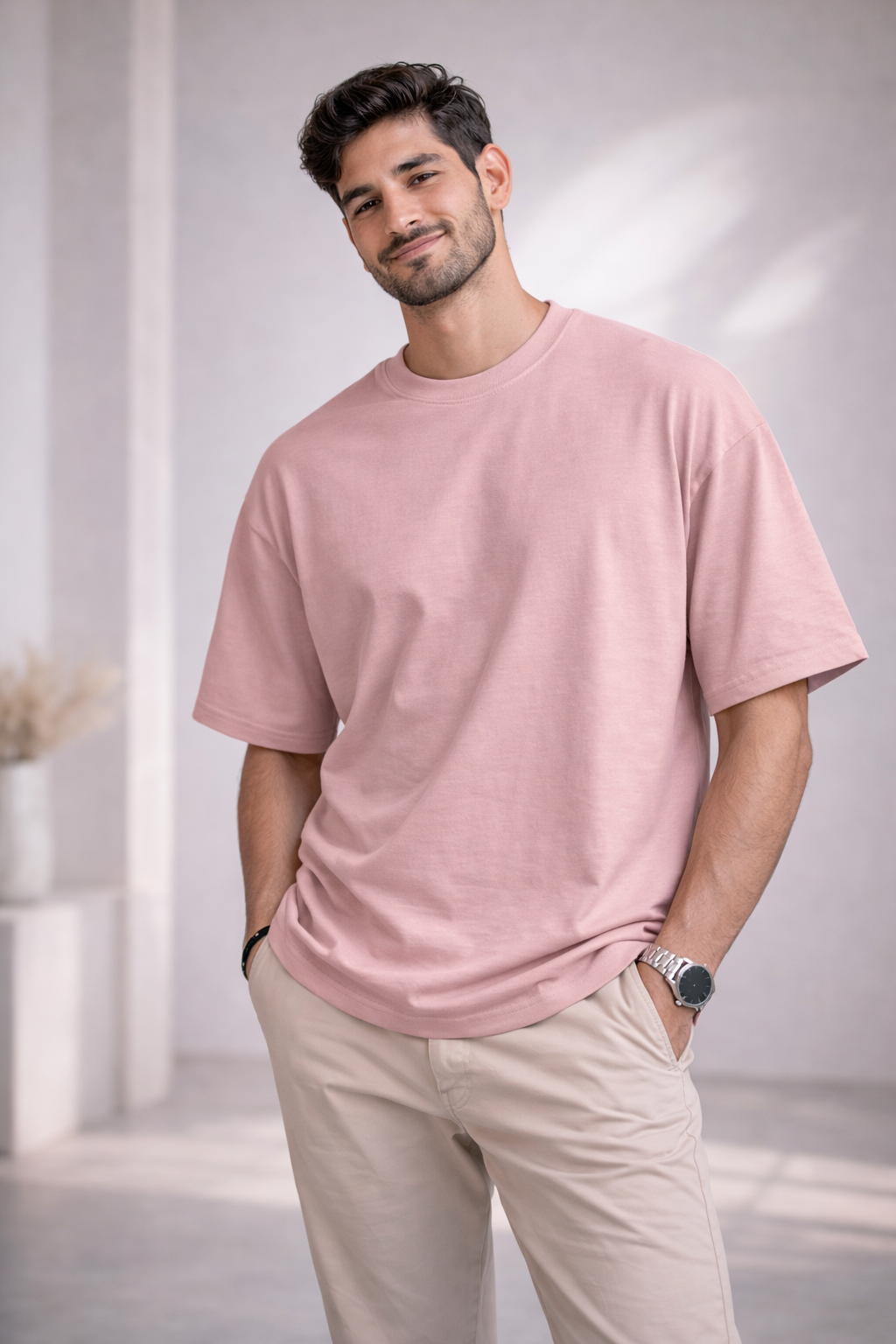 Bhokals "Plain Oversized" Cotton T-Shirt – Super Soft Comfort, Effortless Style