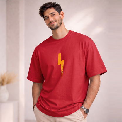 Men's Oversized Energy in the Dark Printed T-Shirt