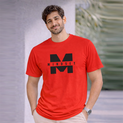 Bhokals "Mindset" Printed Round Neck, Cotton, Super Soft T-Shirt