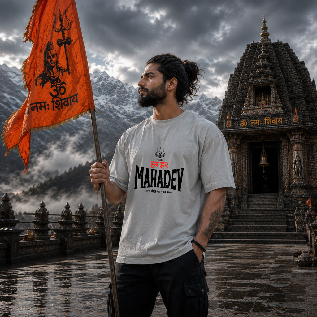 Har Har Mahadev Signature Tee