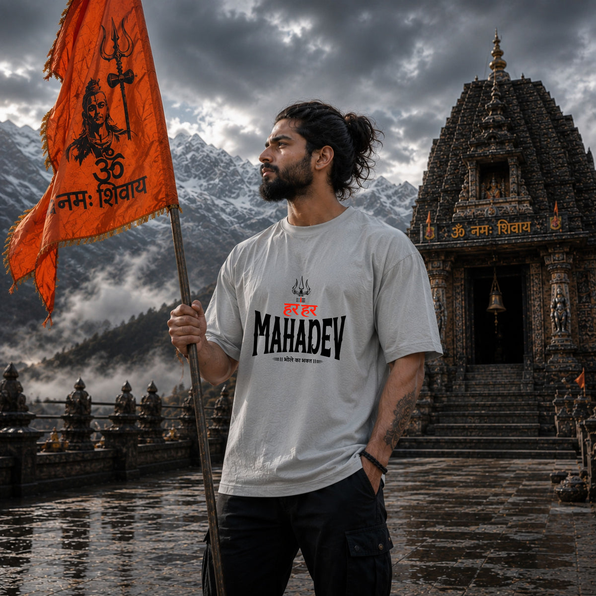 Har Har Mahadev Signature Tee