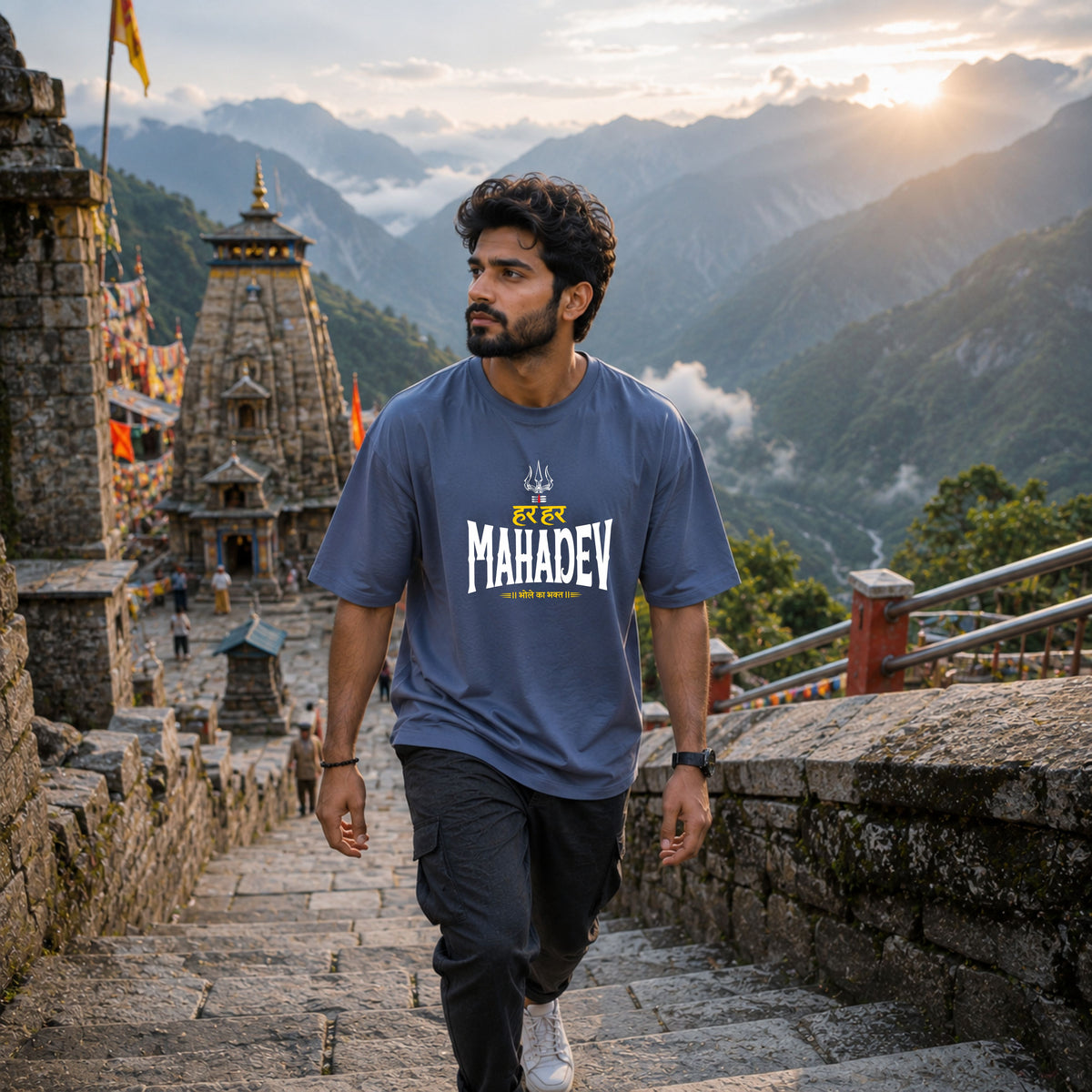 Har Har Mahadev Signature Tee