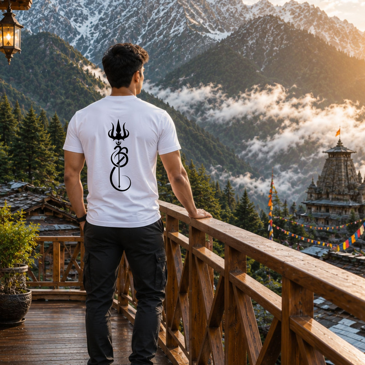 Centered Trident Tee