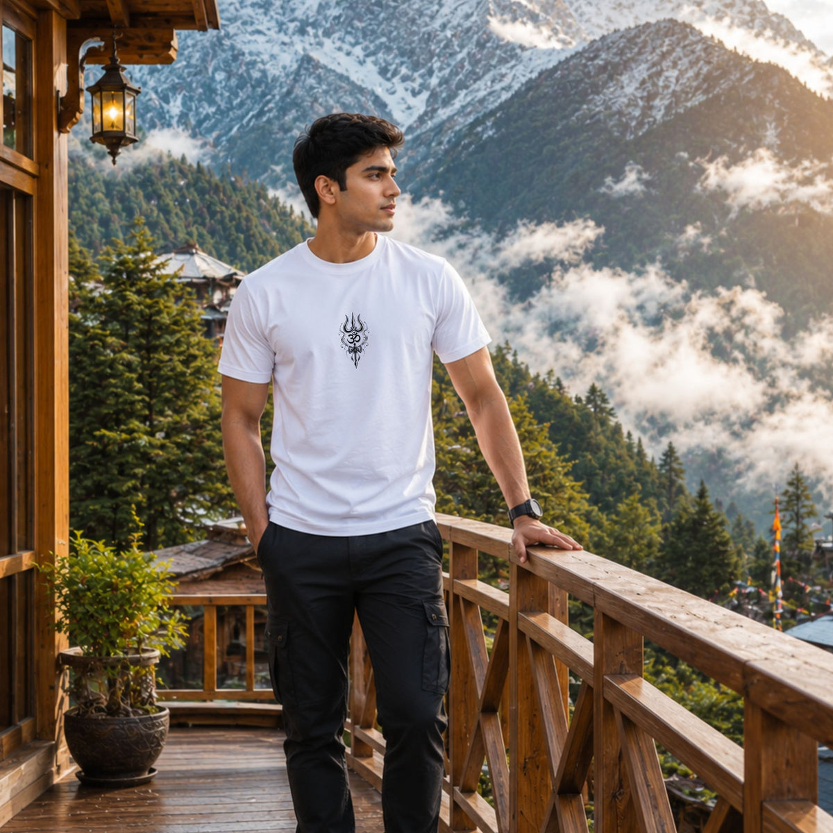 Centered Trident Tee