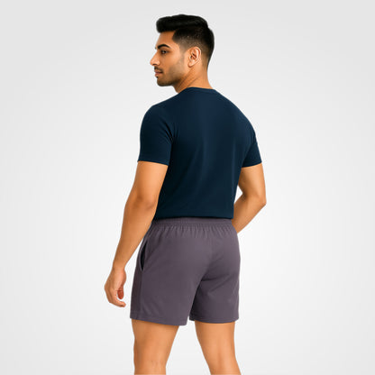 SOLID GREY PLAIN COTTON MEN BOXER