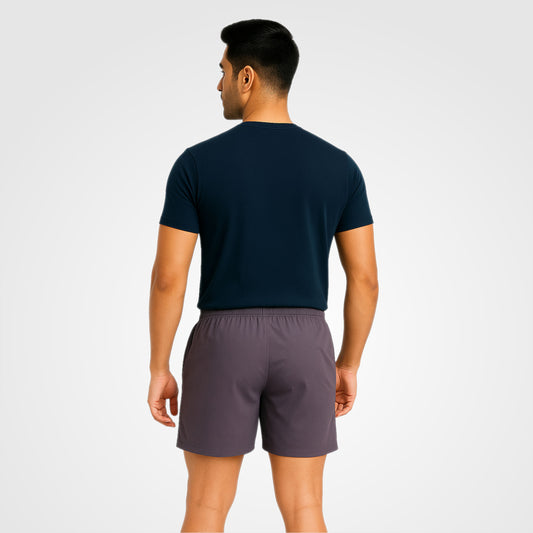 SOLID GREY PLAIN COTTON MEN BOXER