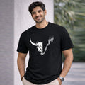 Bhokals "Bull Face" Printed, Round Neck, Cotton, Super Soft T-Shirt