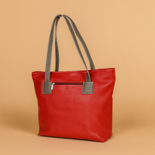 Leather Solid Maroon Women Shoulder Bag
