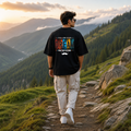 Bhokals Premium Oversized Front & Back Printed T-Shirt for Men - Dream