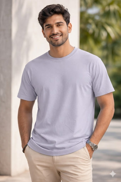 Bhokals Plain , Round Neck, Cotton, Super Soft T-Shirt