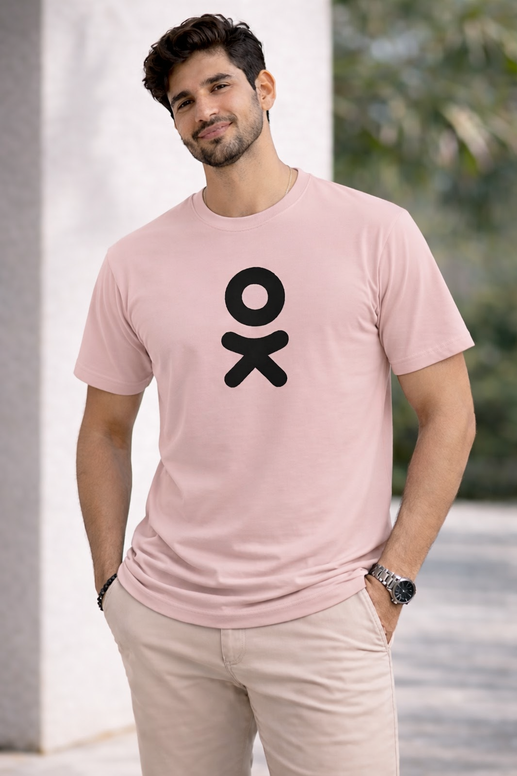 Bhokals " OK " Printed, Round Neck, Cotton, Super Soft T-Shirt