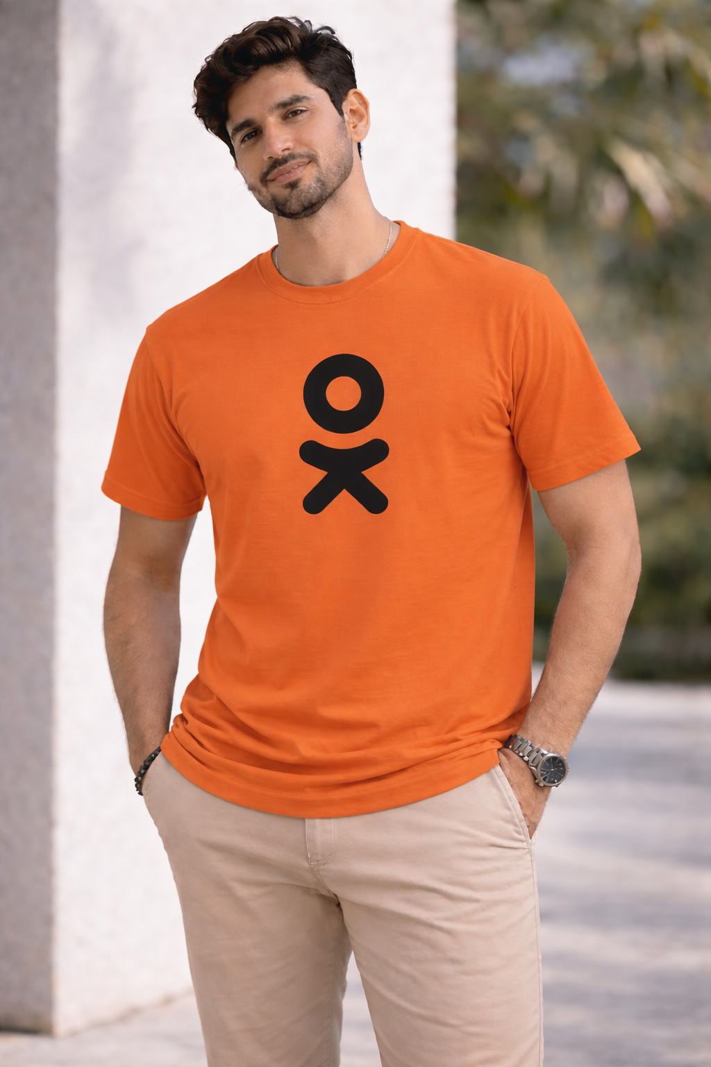 Bhokals " OK " Printed, Round Neck, Cotton, Super Soft T-Shirt
