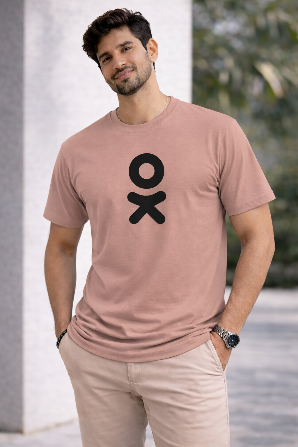 Bhokals " OK " Printed, Round Neck, Cotton, Super Soft T-Shirt