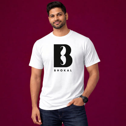 Big B Printed Round Neck Cotton Men T-Shirt