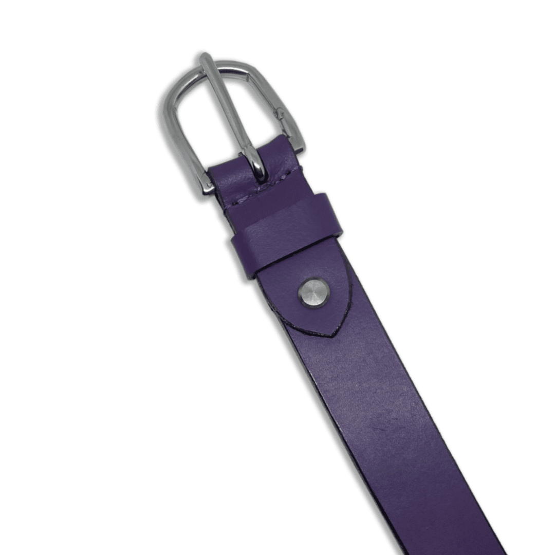 Bhokals Women Purple Leather Belt