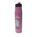 Master Cool Disney Frozen Printed Pink Steel Water Bottle