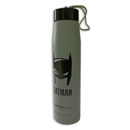 Master Cool Batman Printed Grey Steel Water Bottle