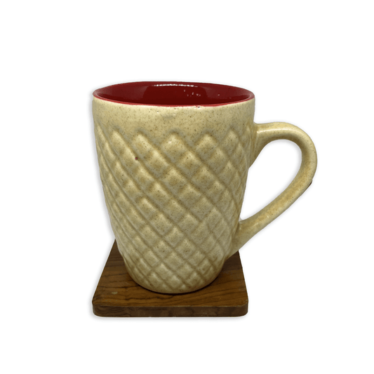 Bhokals Bone China Brown Cream Coffee Mug