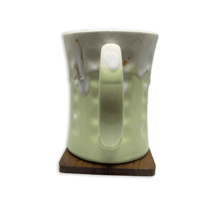 Bhokals Big Dots Green Round Coffee Mug