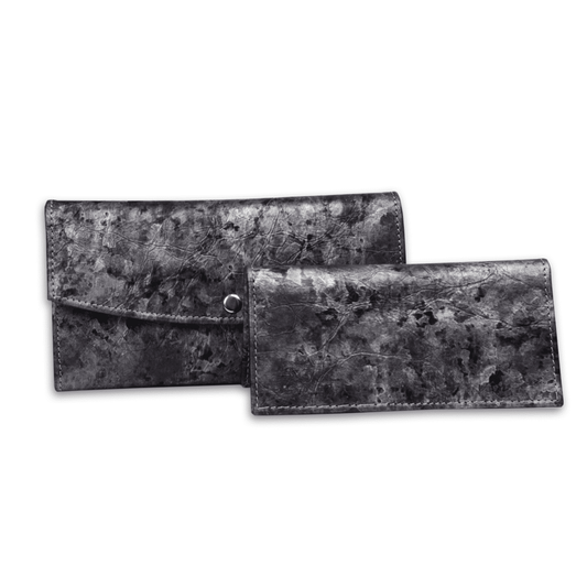 Leather Grey Texture Women Wallet
