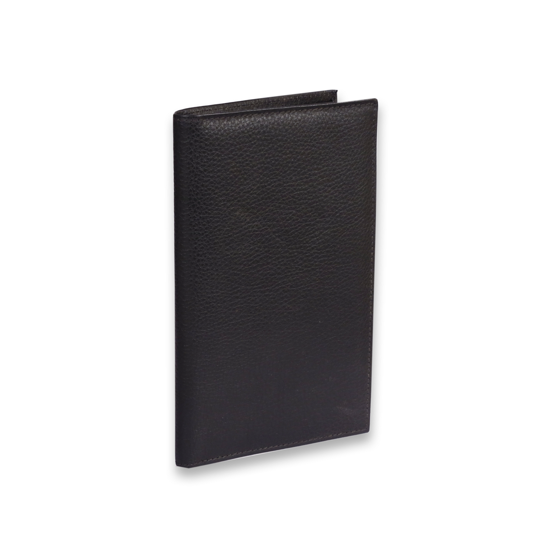 Leather Solid Black Card Holder