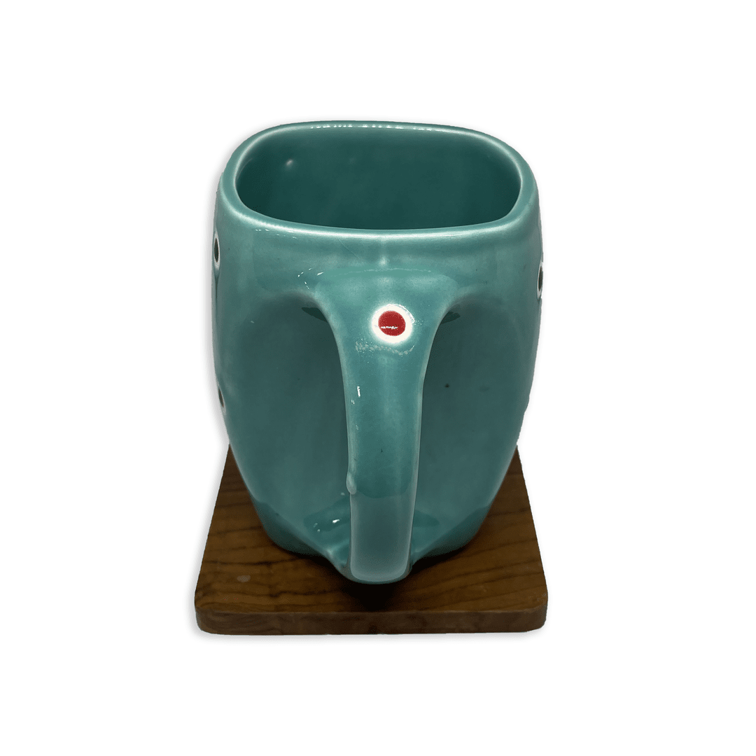 Bhokals Ceramic Green Dotted Coffee Mug