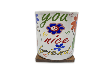 Bhokals Friend Cartoon White Coffee Mug