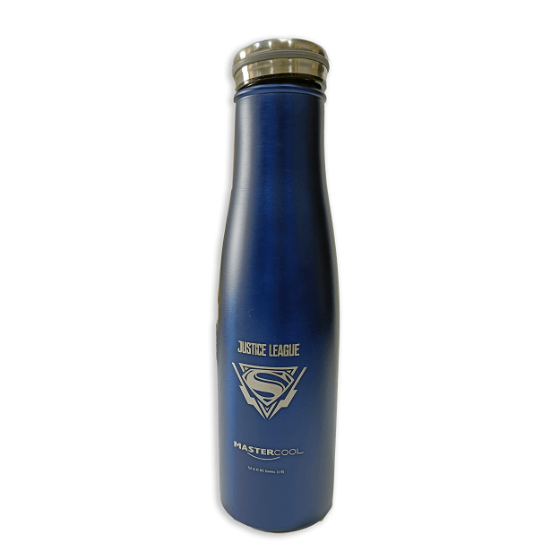 Master Cool Justice League printed Blue Steel water Bottle