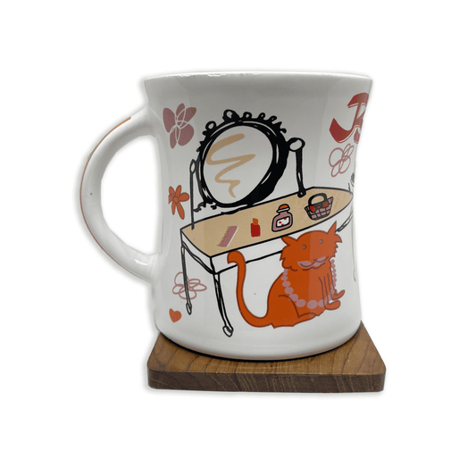 Bhokals Baby Doll Red Printed White Coffee Mug