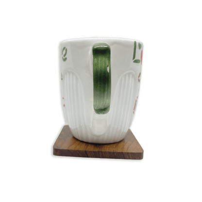 Bhokals Love Cafe Printed White Coffee Mug