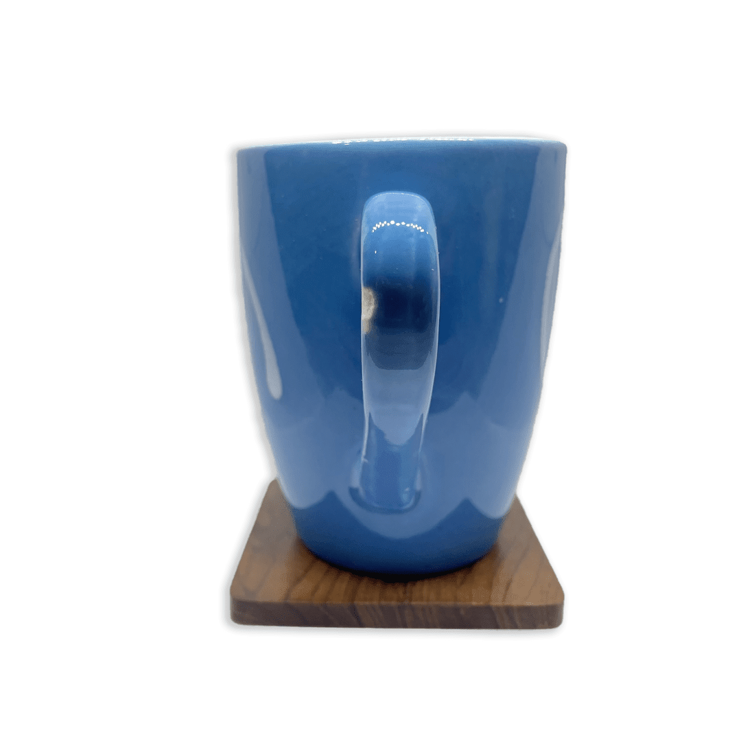 Bhokals Circle Printed Sky Blue Coffee Mug