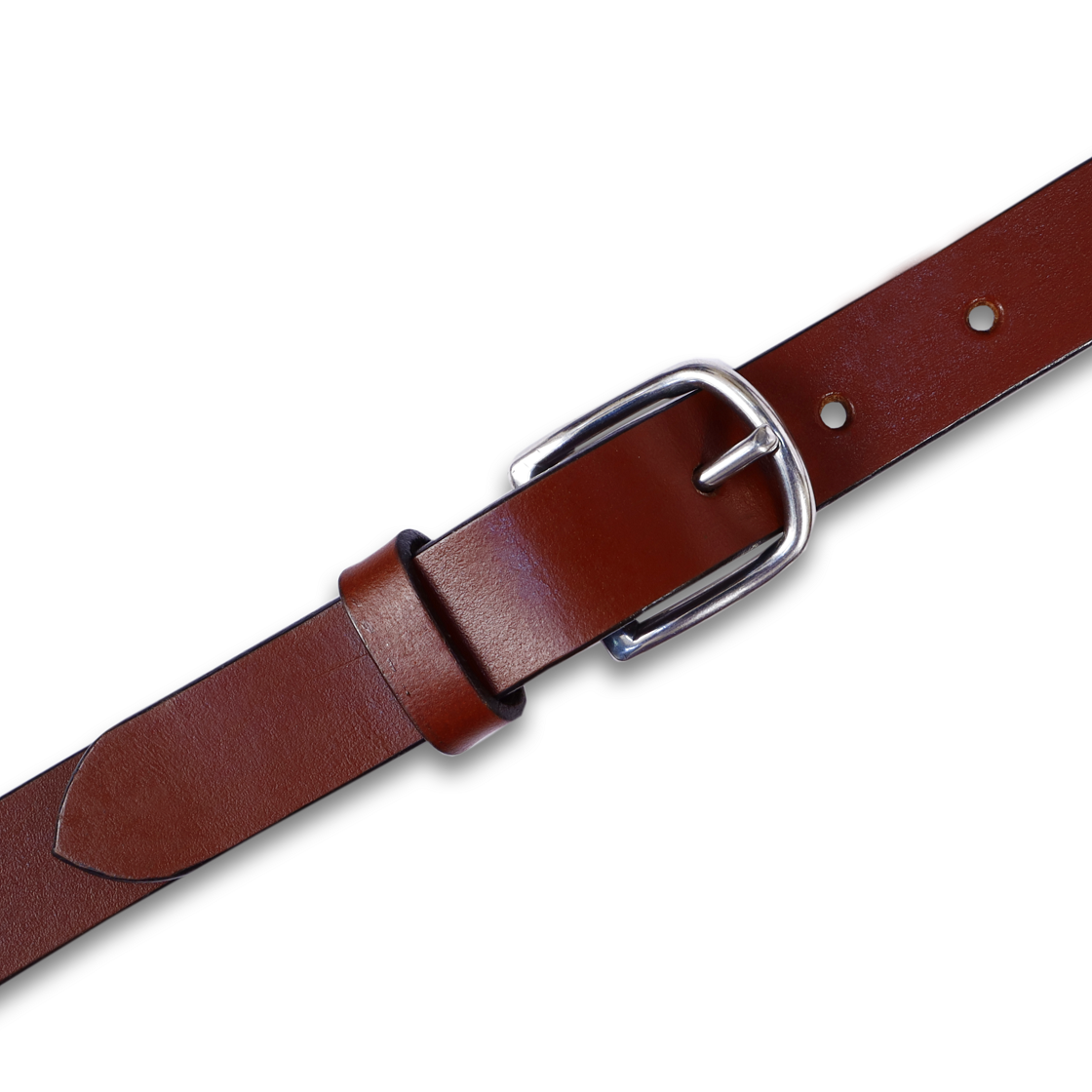 Bhokals Women Solid Brown Leather Belt