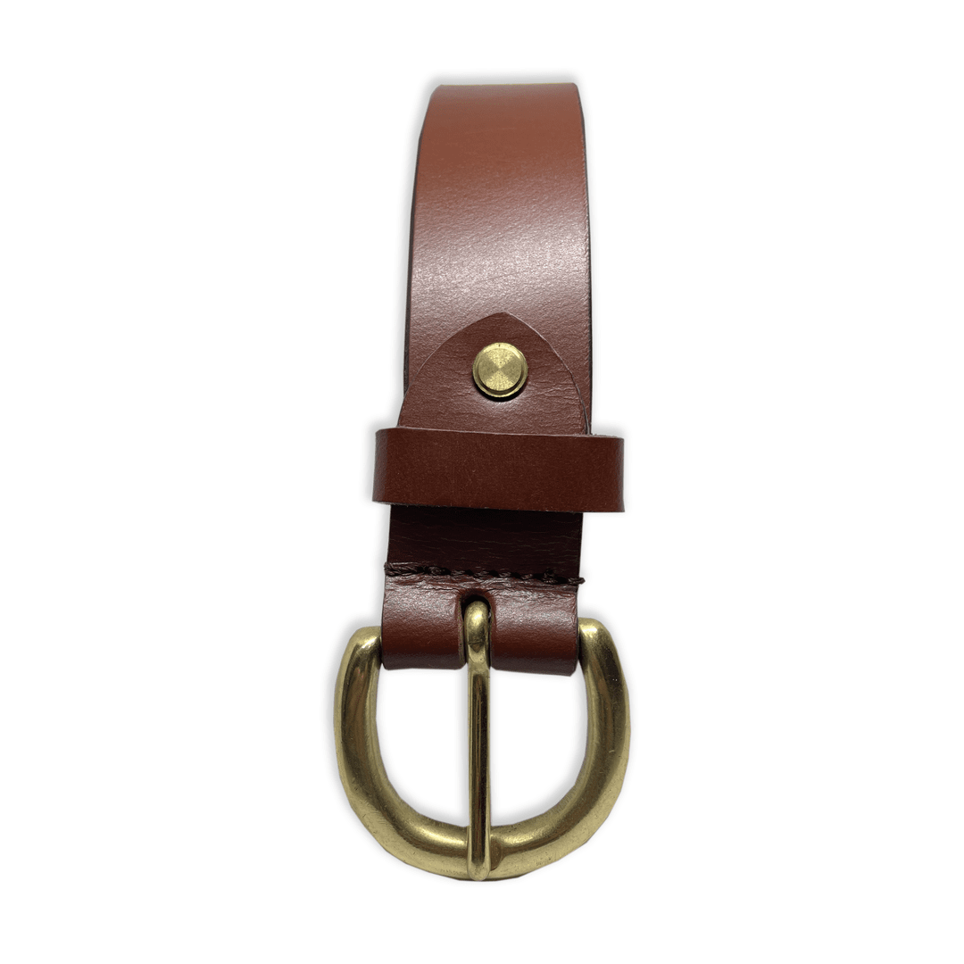 Bhokals Men Brown Formal Leather Belt