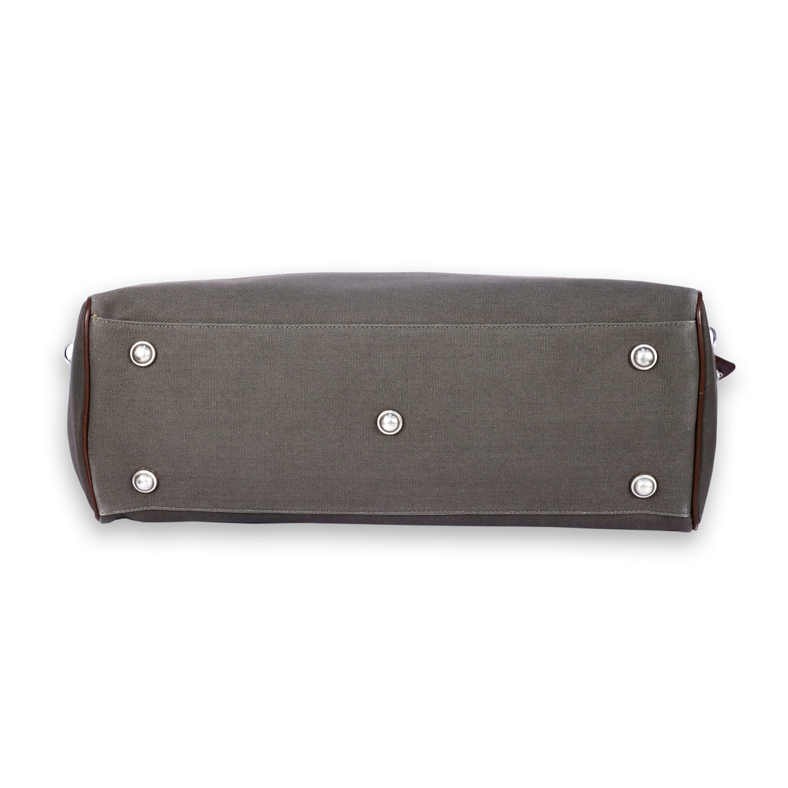 Canvas Solid Grey Travel Bag