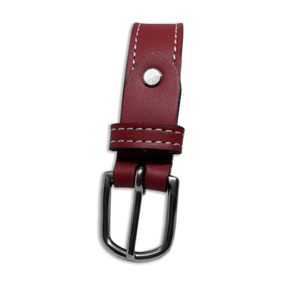 Bhokals Women Red Leather Belt
