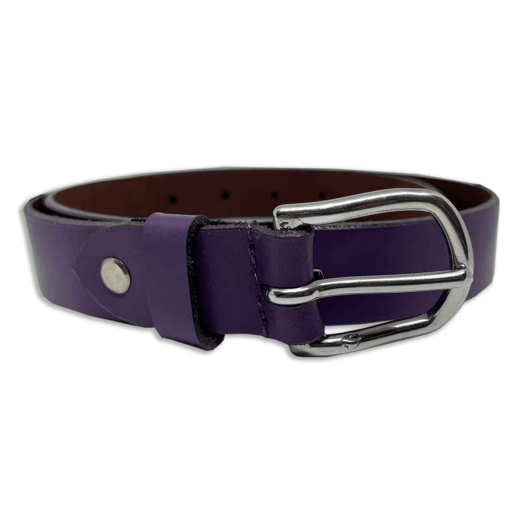 Bhokals Women Purple Leather Belt