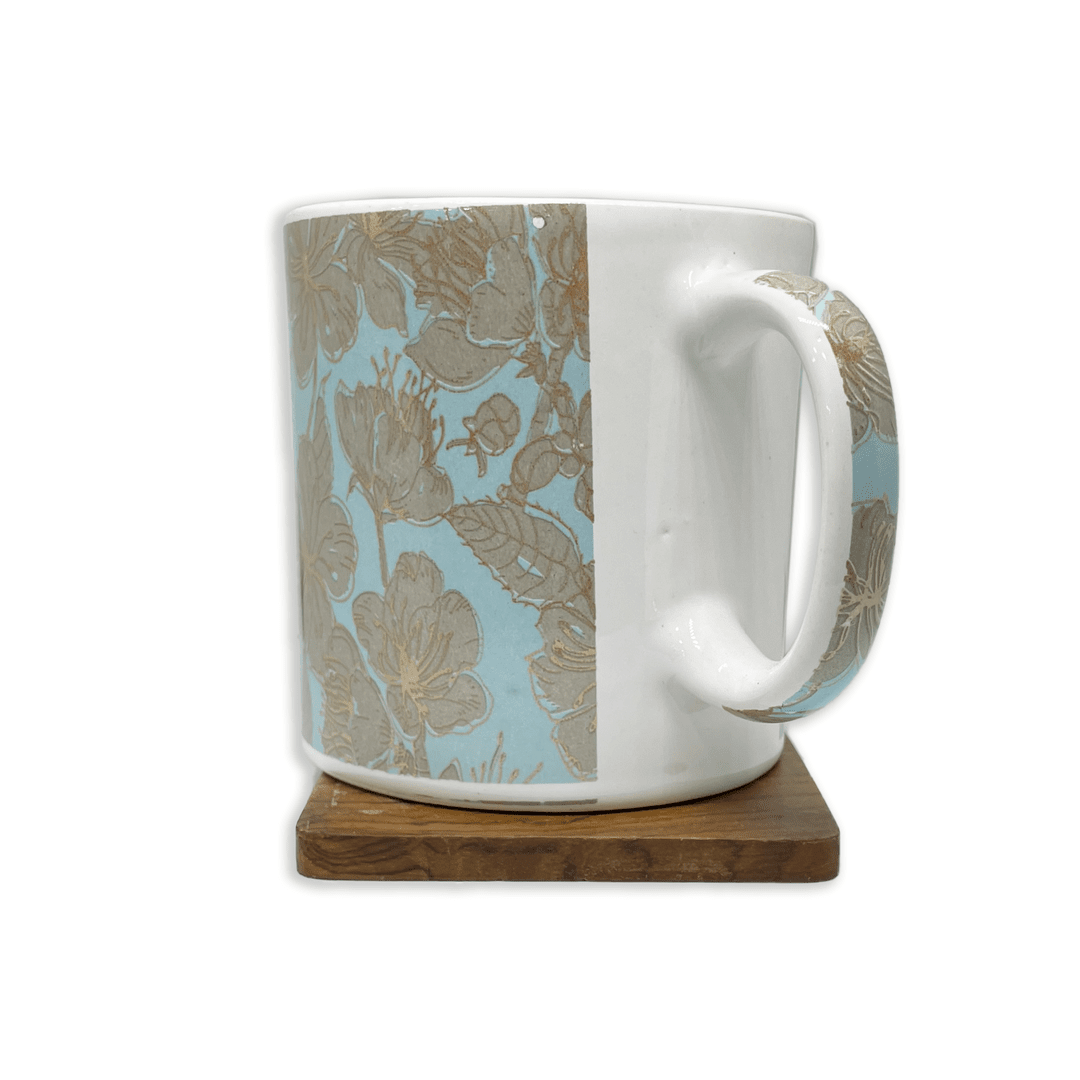 Bhokals Flower printed Blue White Coffee Mug