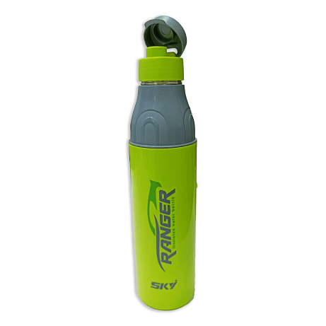 Sky Ranger Printed 1000ml Green Stainless Steel Water Bottle