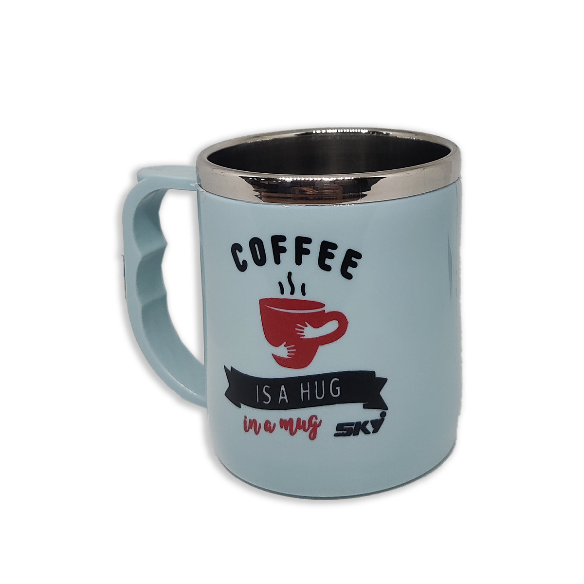 Jolly Steel Big Sky Blue Coffee Mug