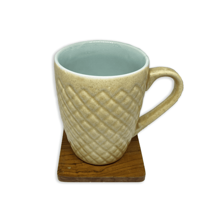 Bhokals Bone China Sky Blue Cream Coffee Mug