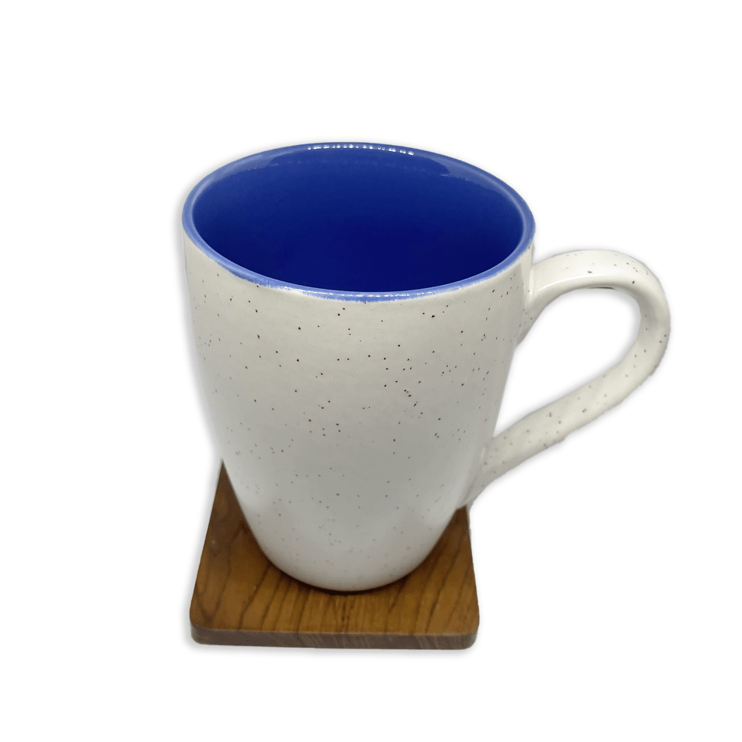 Bhokals Dots Print Blue White Coffee Mug