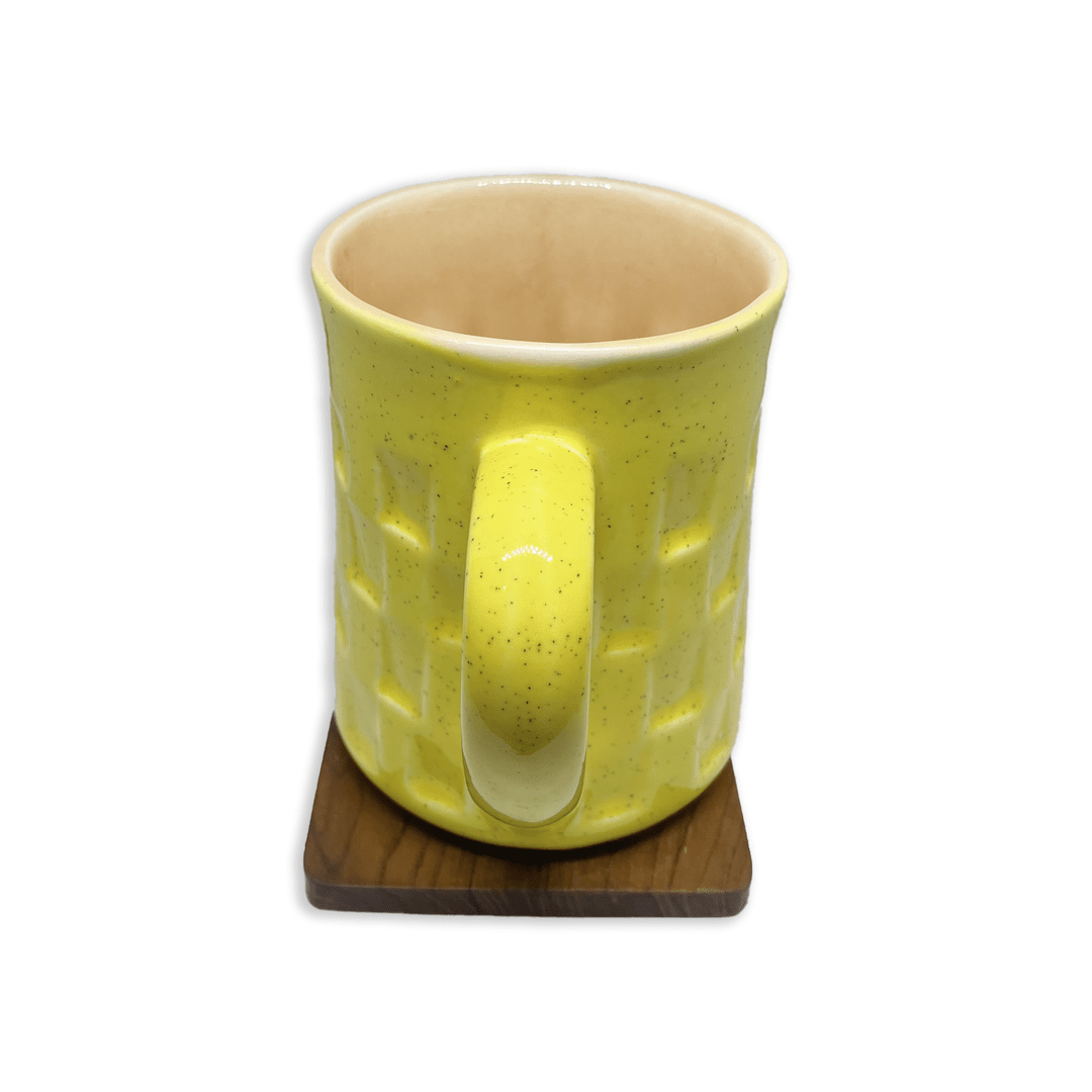 Bhokals Texture Pattern Yellow Coffee Mug