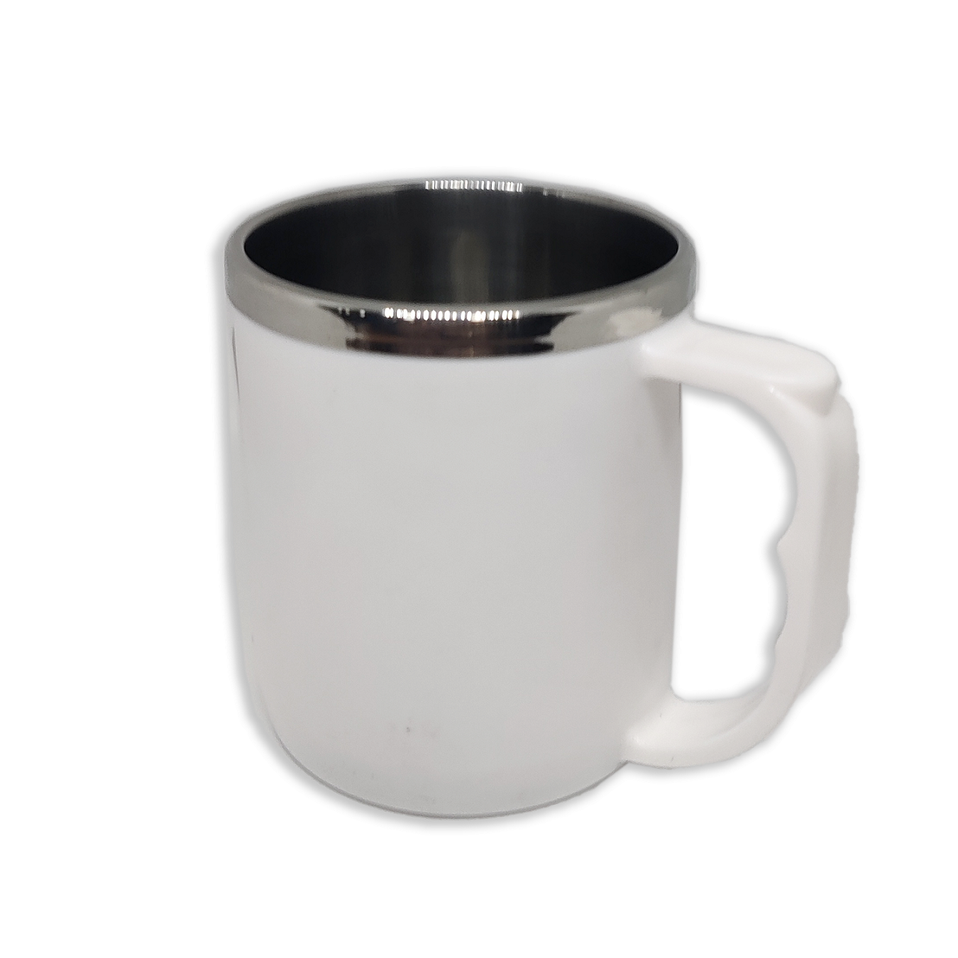 Jolly Steel Small White Coffee Mug