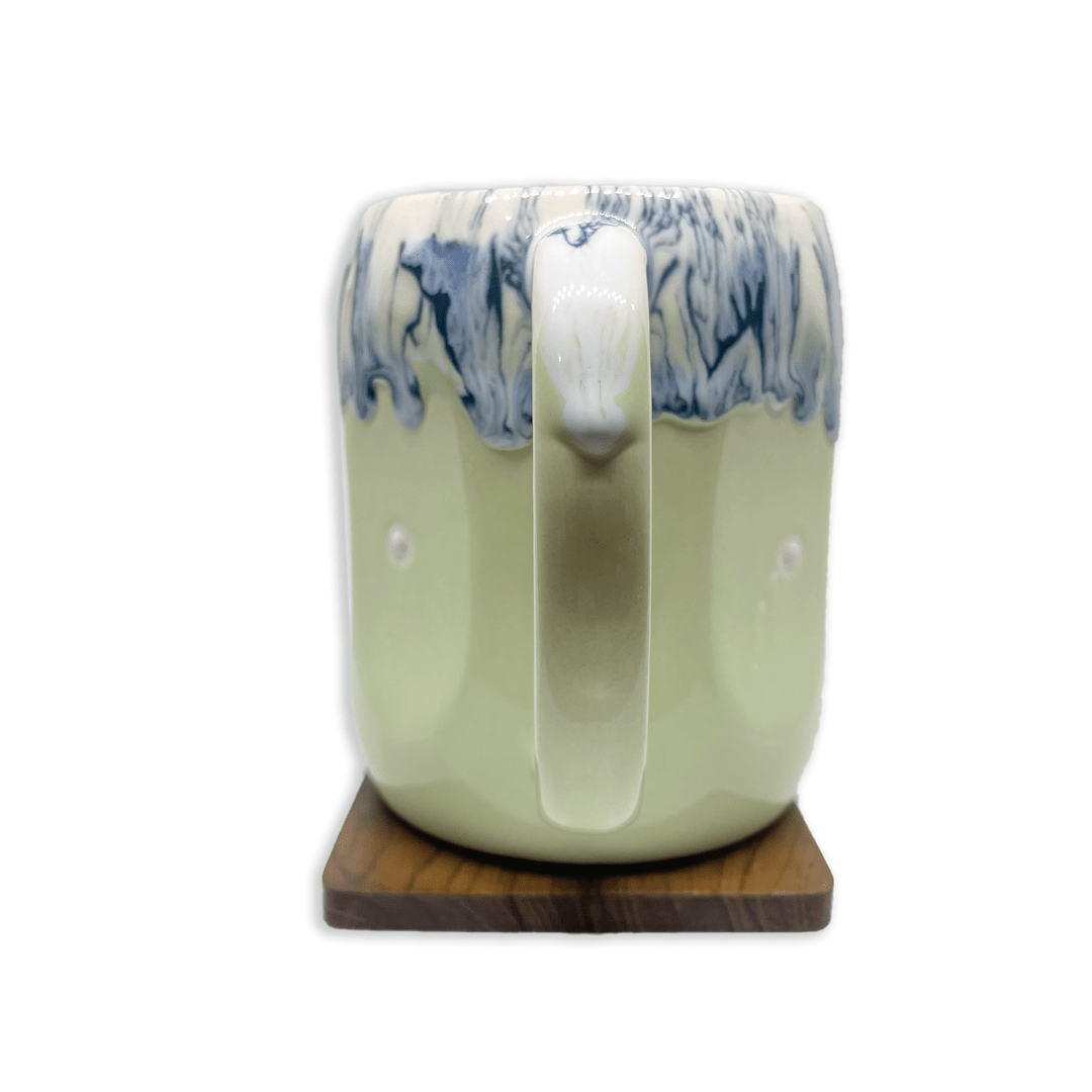 Bhokals Big Dots Print Green Coffee Mug